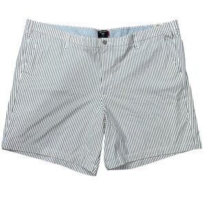 DOCKERS BIG TALL SUPREME FLEX STRIPED CHINO ULTIMATE SHORTS Men’s Size 50 NWT
